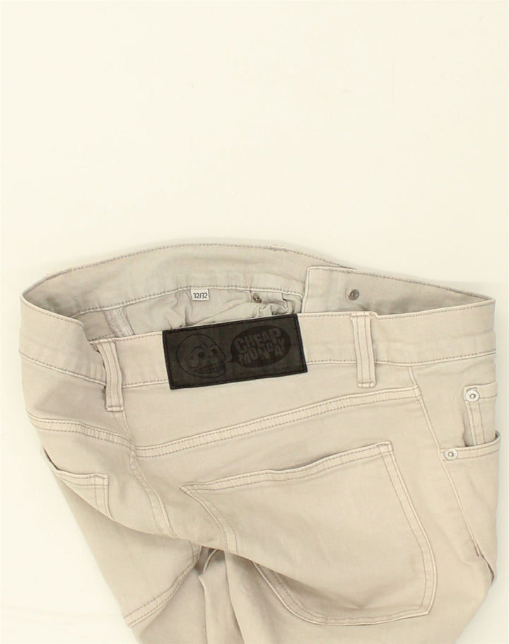 CHEAP MONDAY Womens Slim Jeans W32 L26 Grey Cotton | Vintage Cheap Monday | Thrift | Second-Hand Cheap Monday | Used Clothing | Messina Hembry 