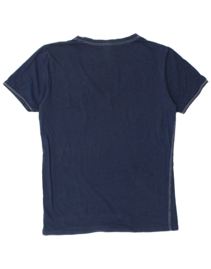 Diesel Hombre Camiseta Top Small Azul Marino Algodón