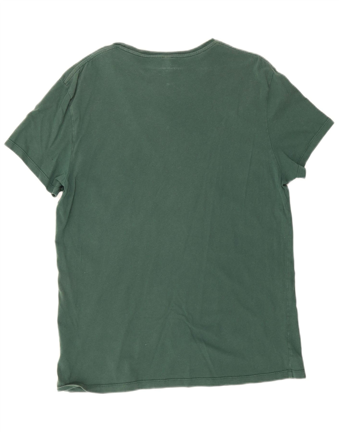 Jack Wills Camiseta gráfica para hombre Top Algodón verde medio