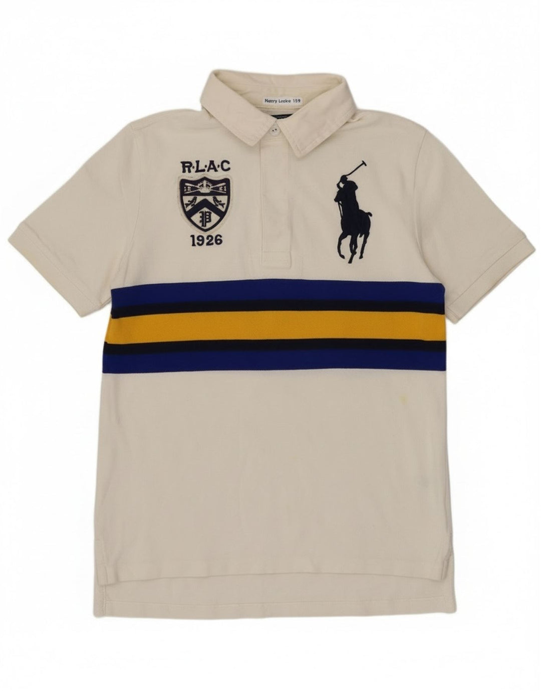 Polo Ralph Lauren Polo para niño 10-11 años Mediano Blanco Rayas