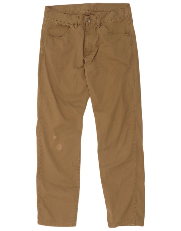 Carhartt Pantalones Casuales Rectos Para Hombre W32 L32 Poliéster Marrón