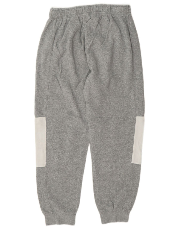 Nike Mens Tracksuit Trousers Joggers Small Grey Colourblock Cotton