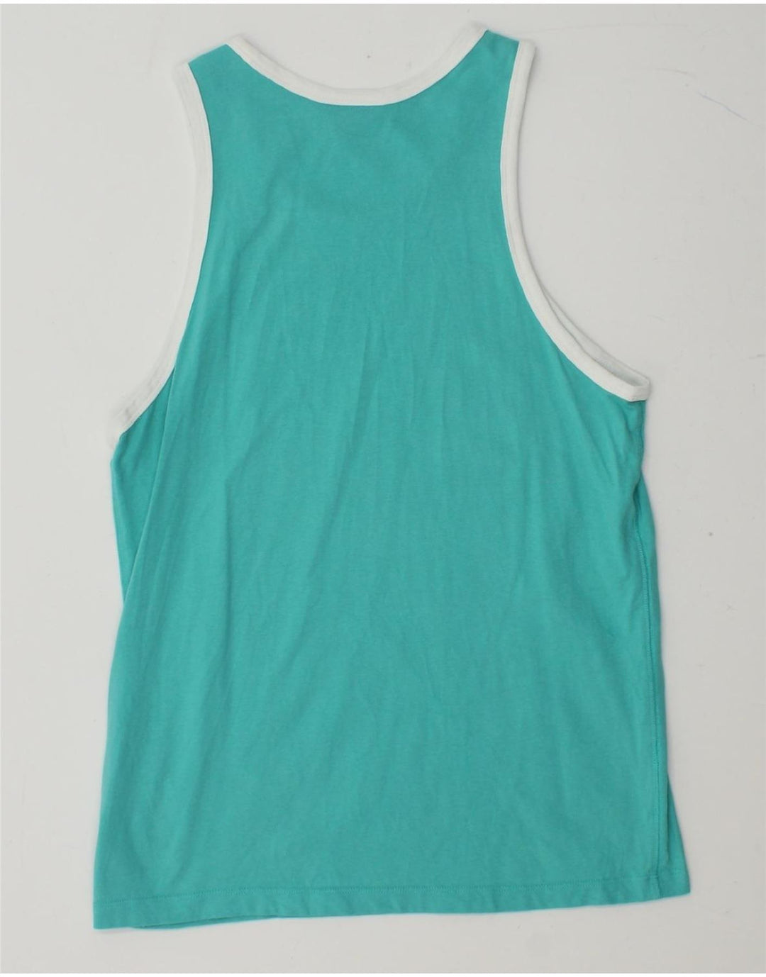 NIKE Hombre Graphic Vest Top Algodón Turquesa Medio