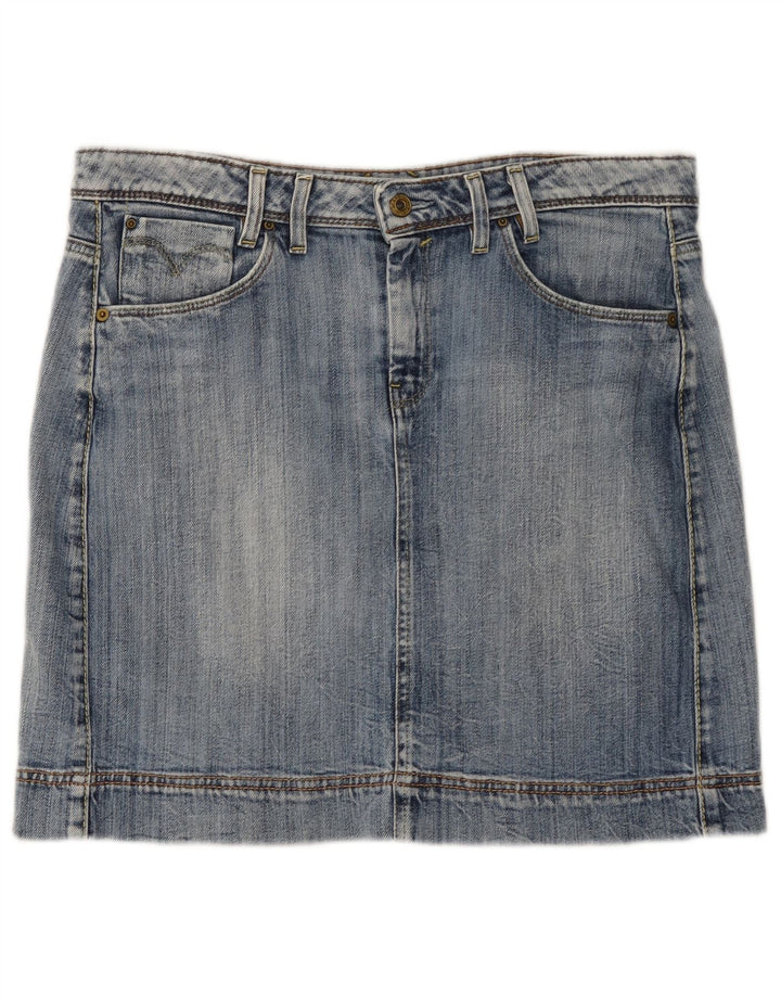 LEVI'S Minifalda vaquera para mujer grande W34 algodón azul
