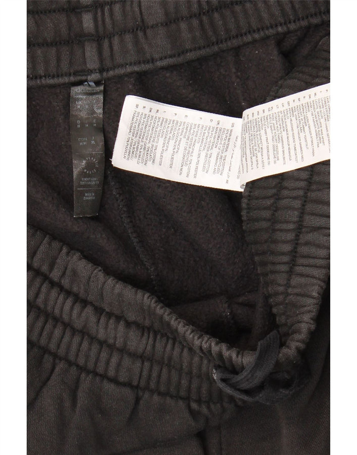 Adidas Hombre Cargo Chándal Pantalones Joggers Mediano Negro Algodón