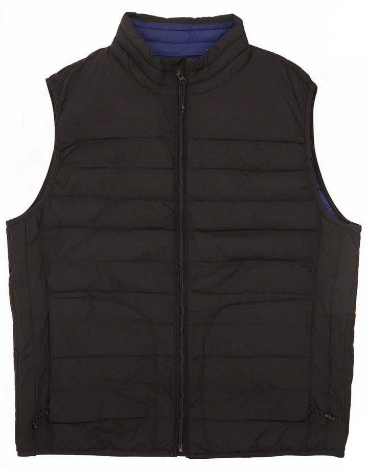 Chaqueta acolchada para mujer Gap UK 46 Large Nylon negro