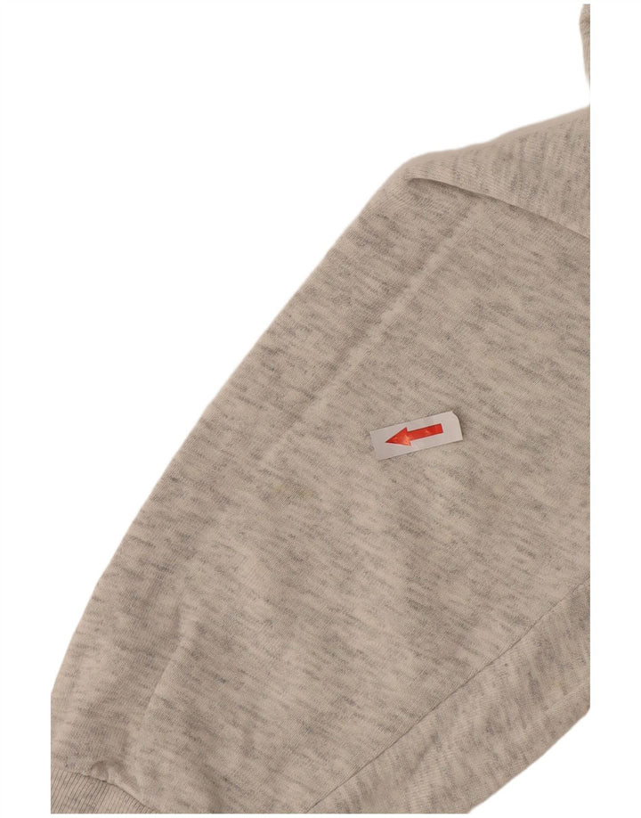 Champion Sudadera Con Cuello Y Cremallera Jumper De Algodón Moteado Gris Medio