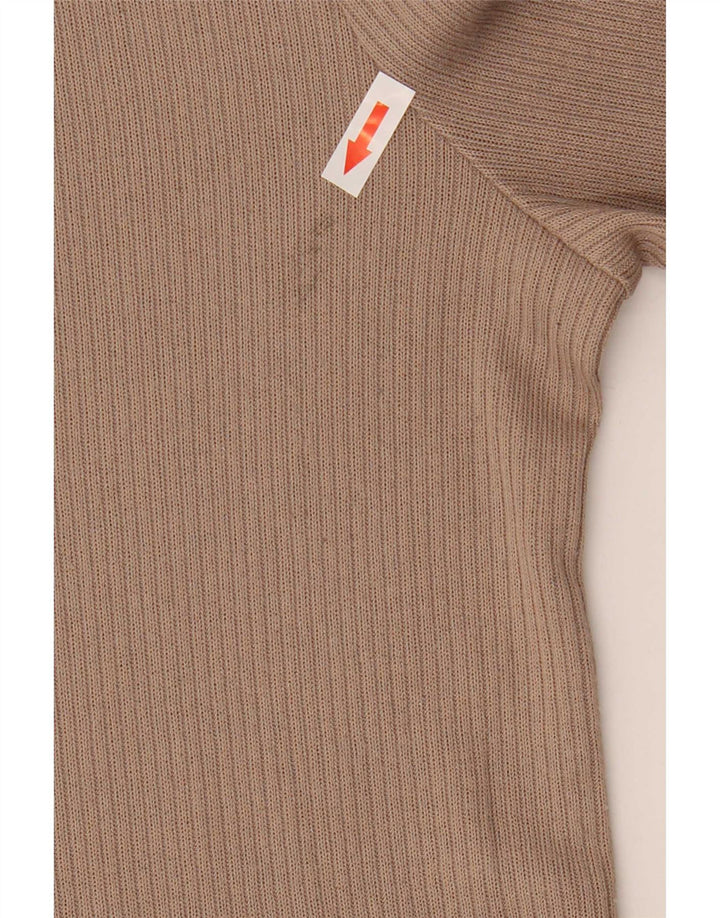 Marks & Spencer Top para mujer de manga larga UK 44 Poliéster beige medio