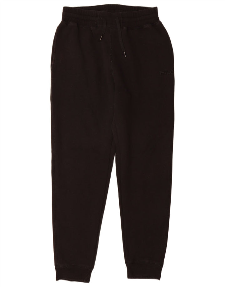Fila Hombre Pantalones De Chándal Joggers Small Algodón Negro