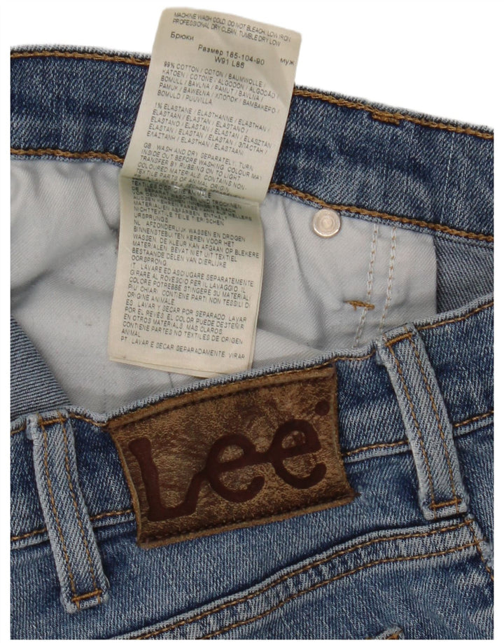 Vaqueros Lee Rider Slim para hombre W36 L27 Algodón azul