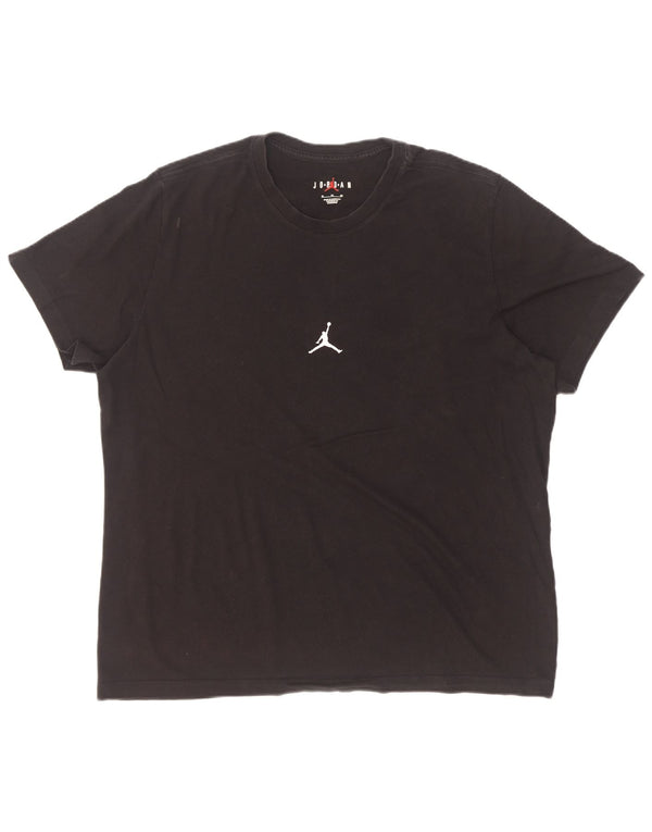 Jordan - Camiseta gráfica para hombre, talla XL, algodón negro
