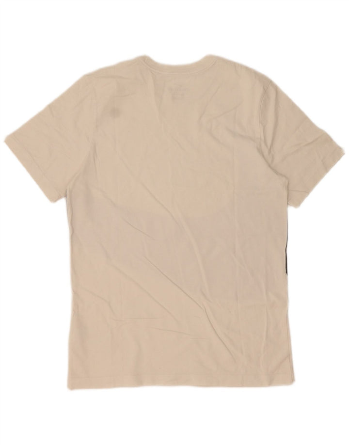 Nike Camiseta gráfica para hombre Top mediano de algodón blanco