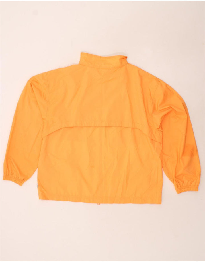 REEBOK Womens Rain Jacket UK 16 Large Orange Polyester Vintage Reebok and Second-Hand Reebok from Messina Hembry 
