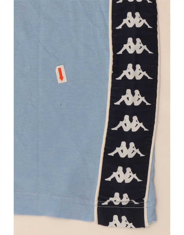 Kappa Hombre Camiseta Sin Mangas Con Gráfico Large Azul Colorblock