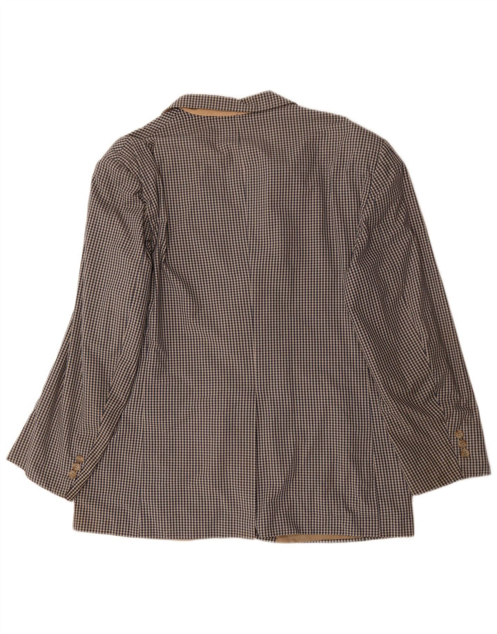 Orvis Chaqueta tipo blazer de 3 botones para hombre UK 42 XL Grey Gingham