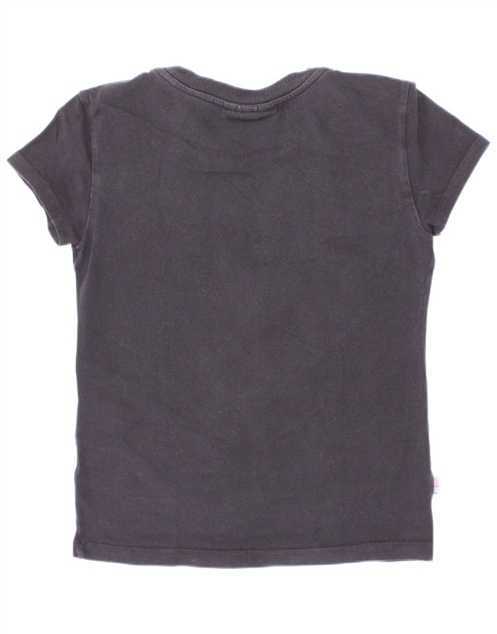 Blauer Camiseta gráfica para niña 9-10 años Negro
