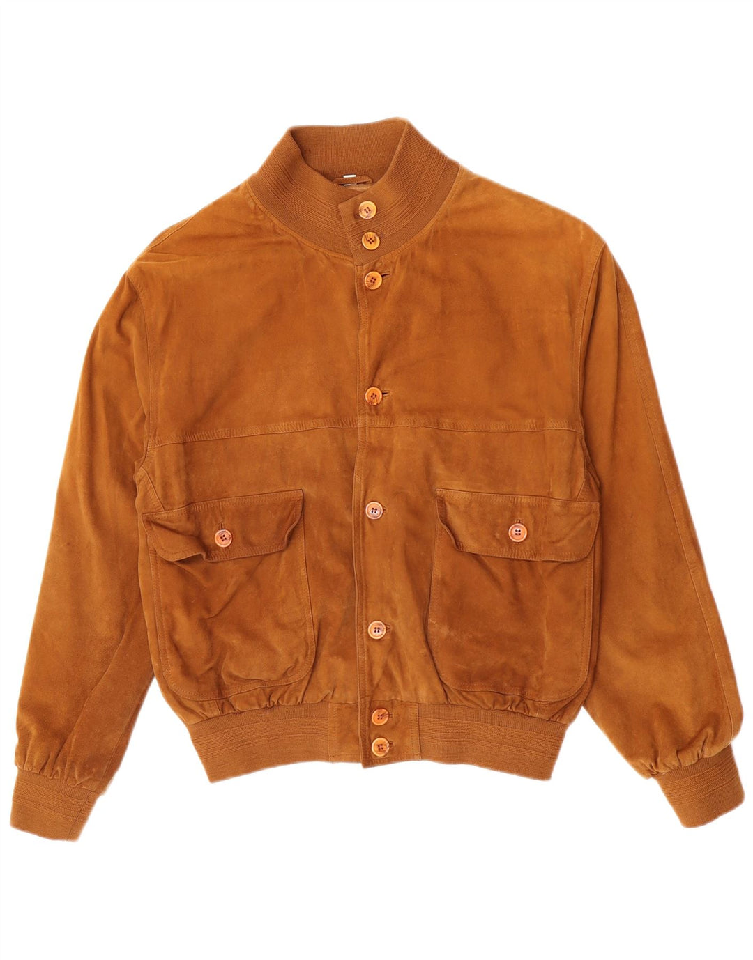 Essebi Chaqueta bomber de ante para hombre EU 50 Cuero beige grande