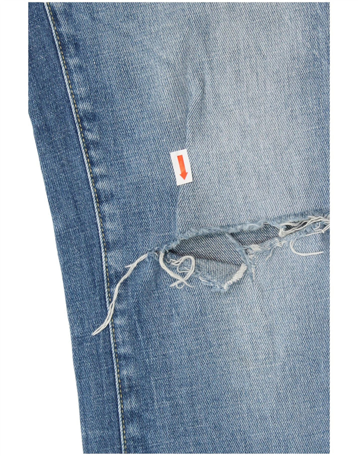 Vaqueros ajustados desgastados para mujer G-STAR W31 L36 Algodón azul