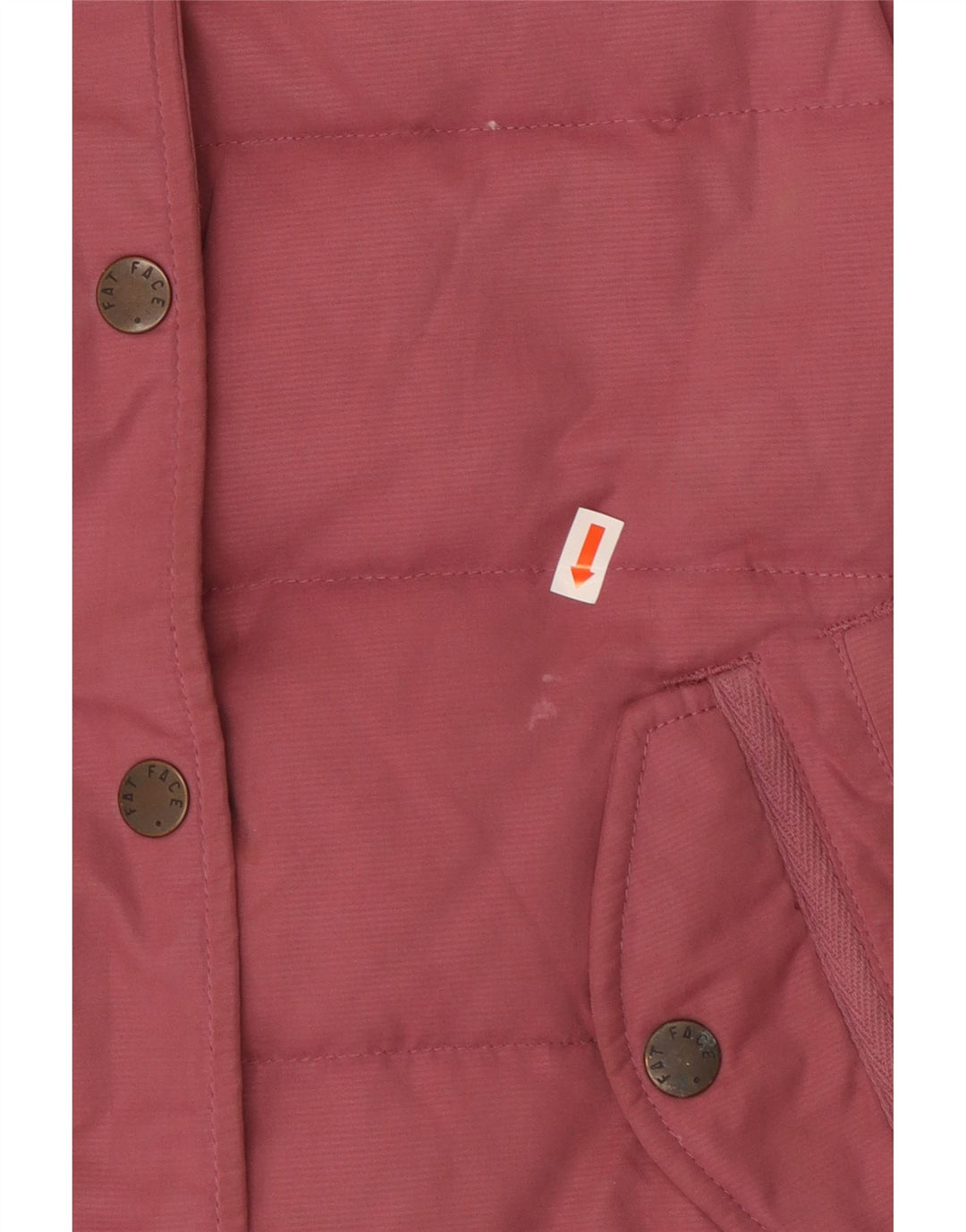 Chaleco acolchado extragrande Sherpa para mujer de Fat Face UK 40 Pequeño Poliéster rosa