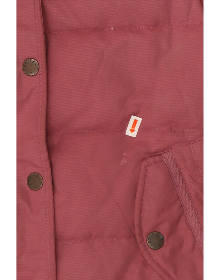 Chaleco acolchado extragrande Sherpa para mujer de Fat Face UK 40 Pequeño Poliéster rosa