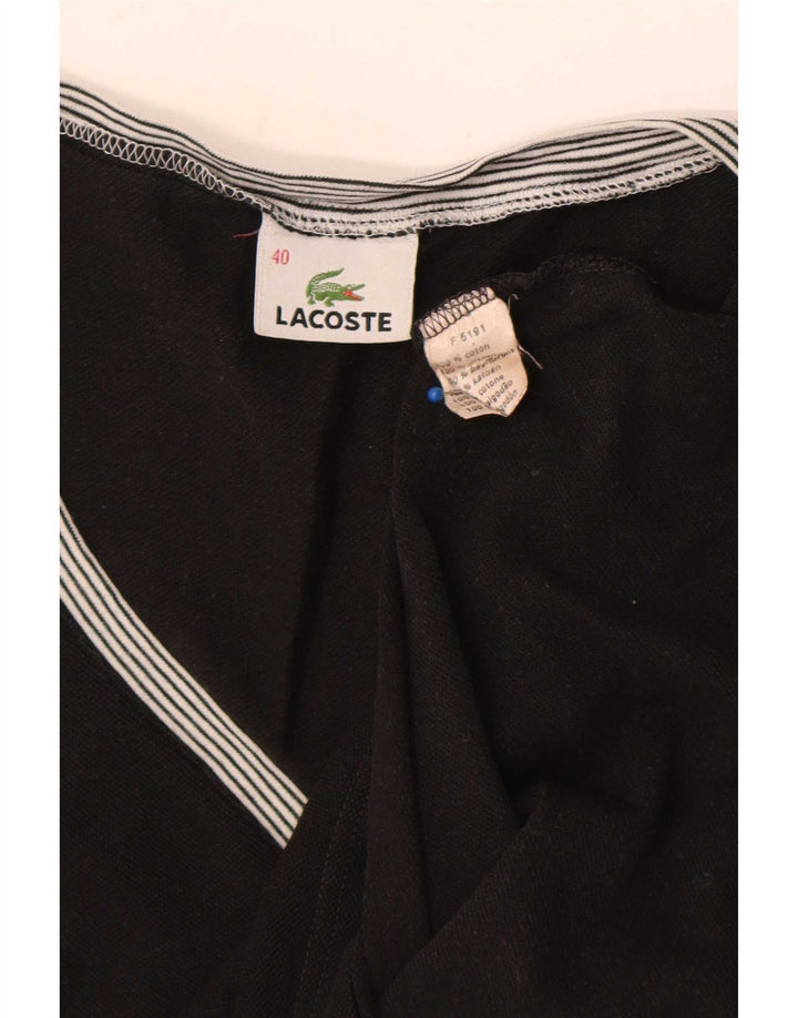 Camiseta Lacoste Mujer Talla 40 Mediana Negro