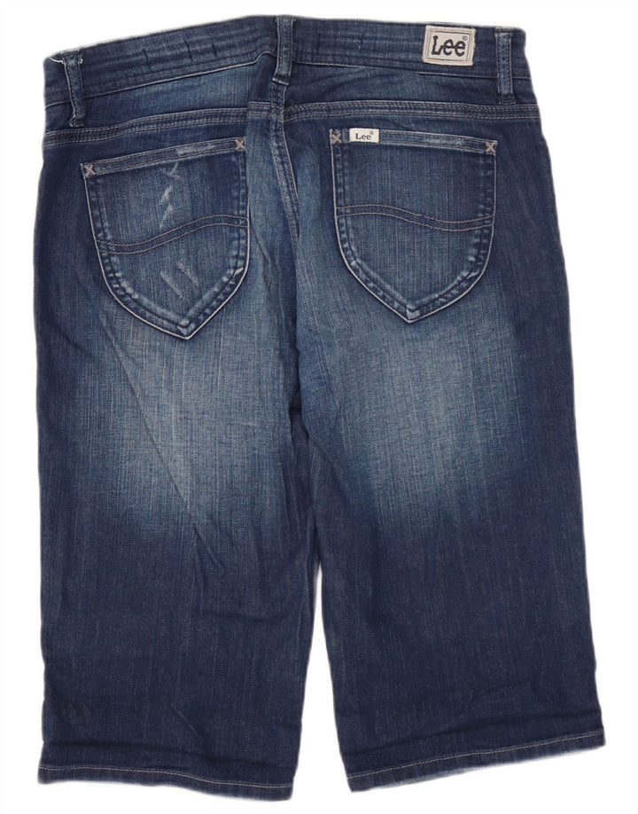 LEE Pantalones cortos de mezclilla para mujer US 11 Grande W30 Algodón azul