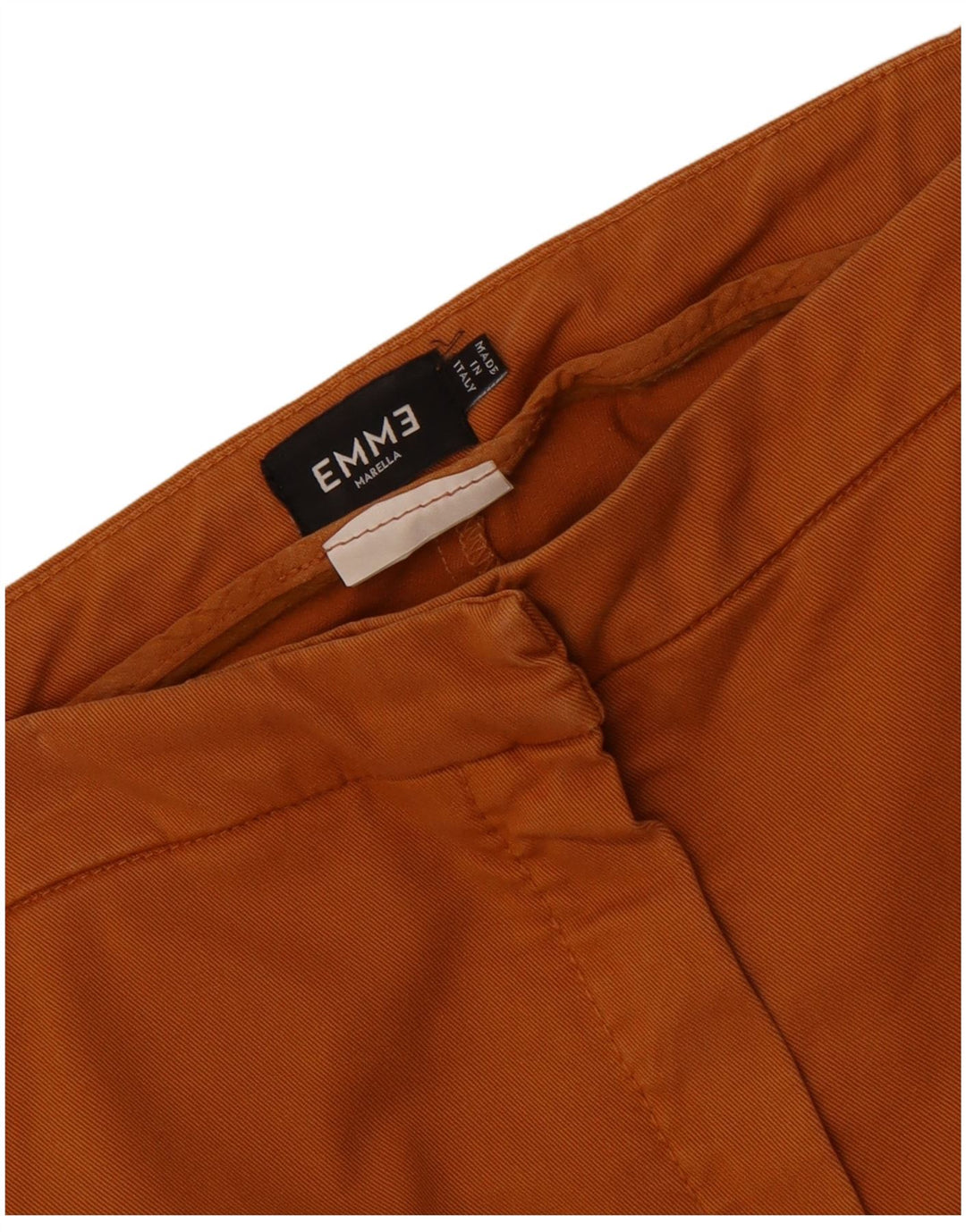Marella Mujer EMME Pantalón Chino Bootcut W30 L26 Naranja
