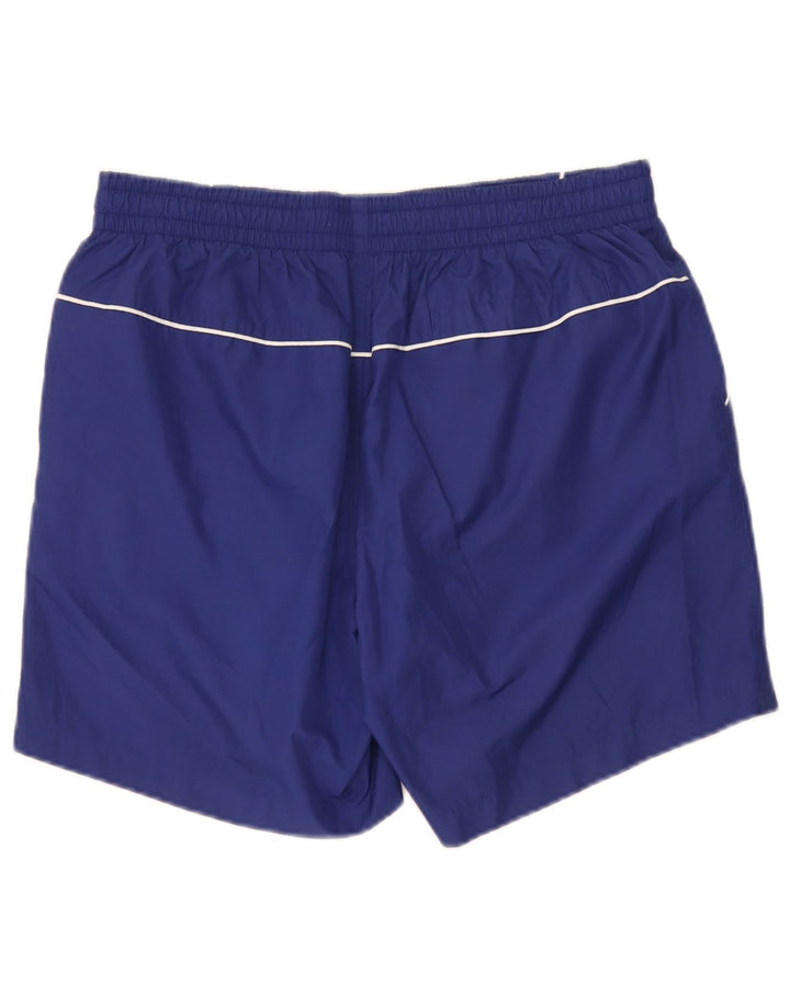 Nike - Pantalones cortos deportivos con gráficos para hombre, poliéster azul grande