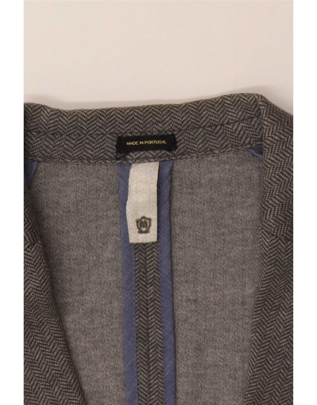Massimo Dutti Chaqueta Blazer De 2 Botones Para Hombre EU 48 Gris Medio Espiga