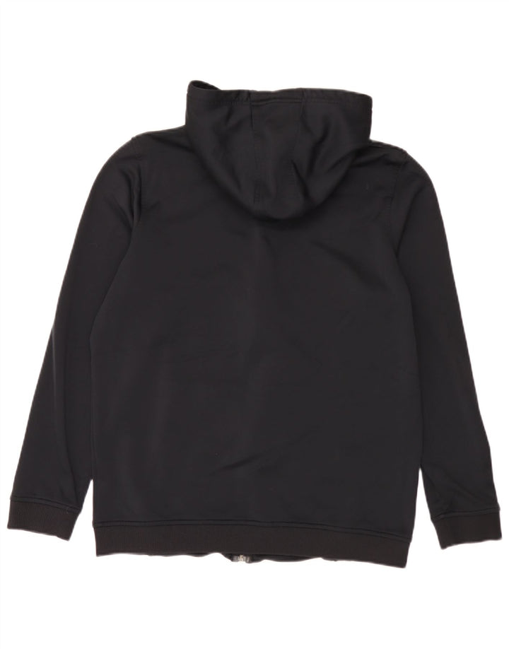 Under Armour Sudadera con capucha y cremallera para hombre, talla grande, color negro