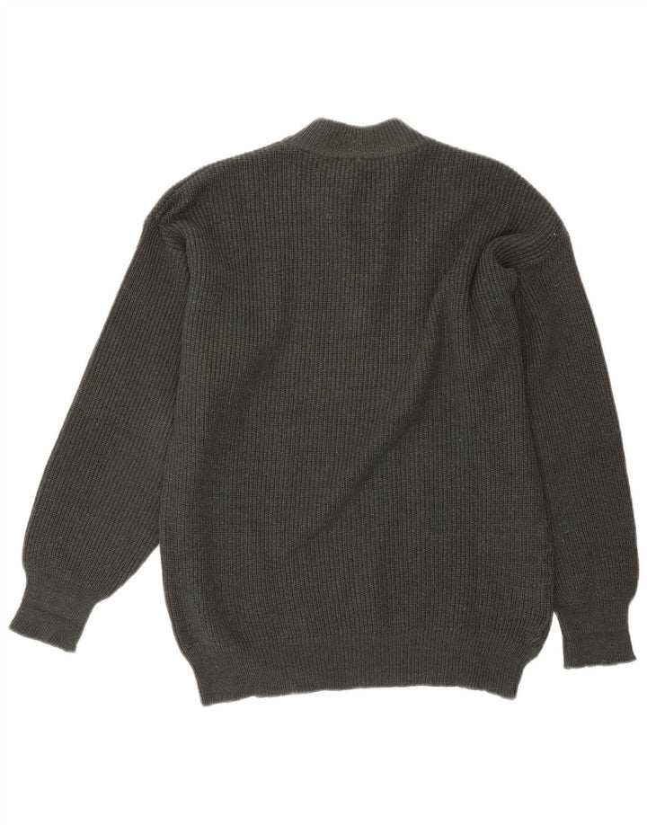POP 84 Jersey De Cuello Alto Para Hombre Acrílico Color Block Gris Grande