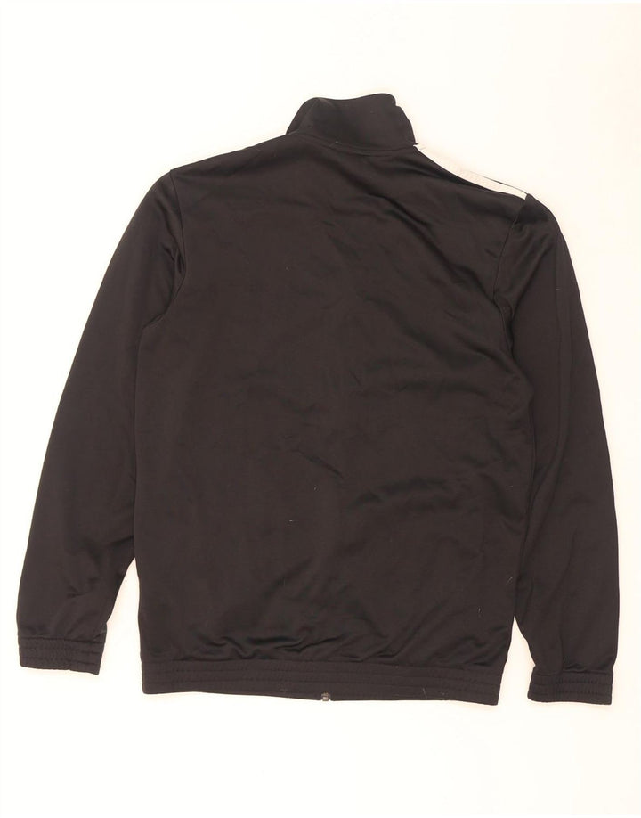Adidas - Chaqueta de chándal para hombre, talla grande, poliéster negro