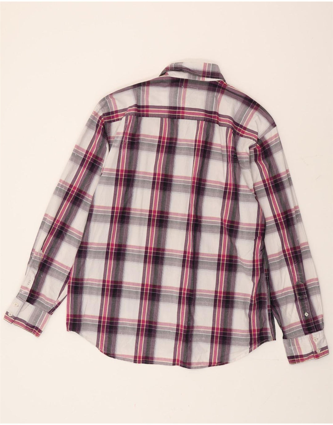 Camisa Hombre Tom Tailor XL Algodón Cuadros Multicolor