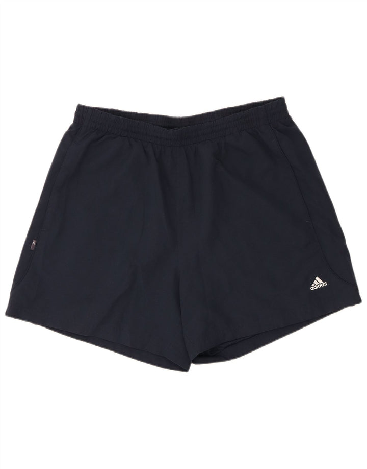Adidas Pantalones cortos deportivos para hombre XL Azul marino Poliéster