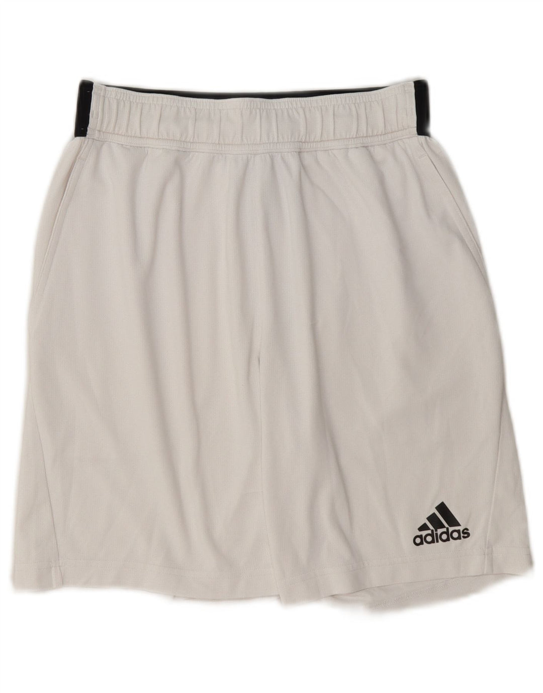 Adidas Mens Climachill Sport Shorts Pequeño Blanco Colorblock Poliéster