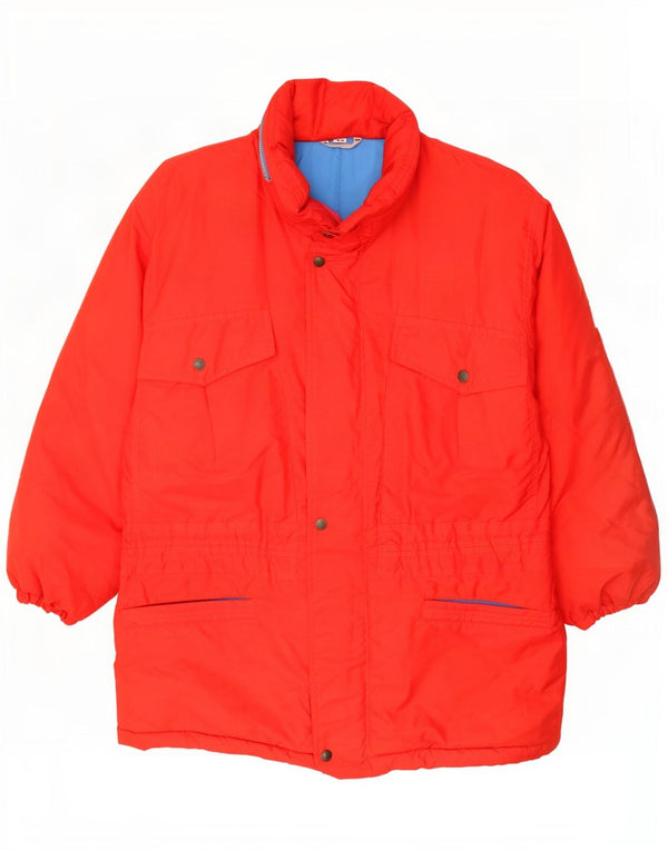 Brunik Chaqueta de esquí con capucha para hombre IT 46 Small Rojo Poliéster