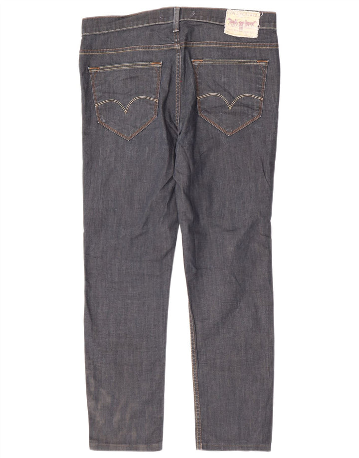 Levi's Hombre 519 Slim Jeans W36 L29 Algodón Azul Marino