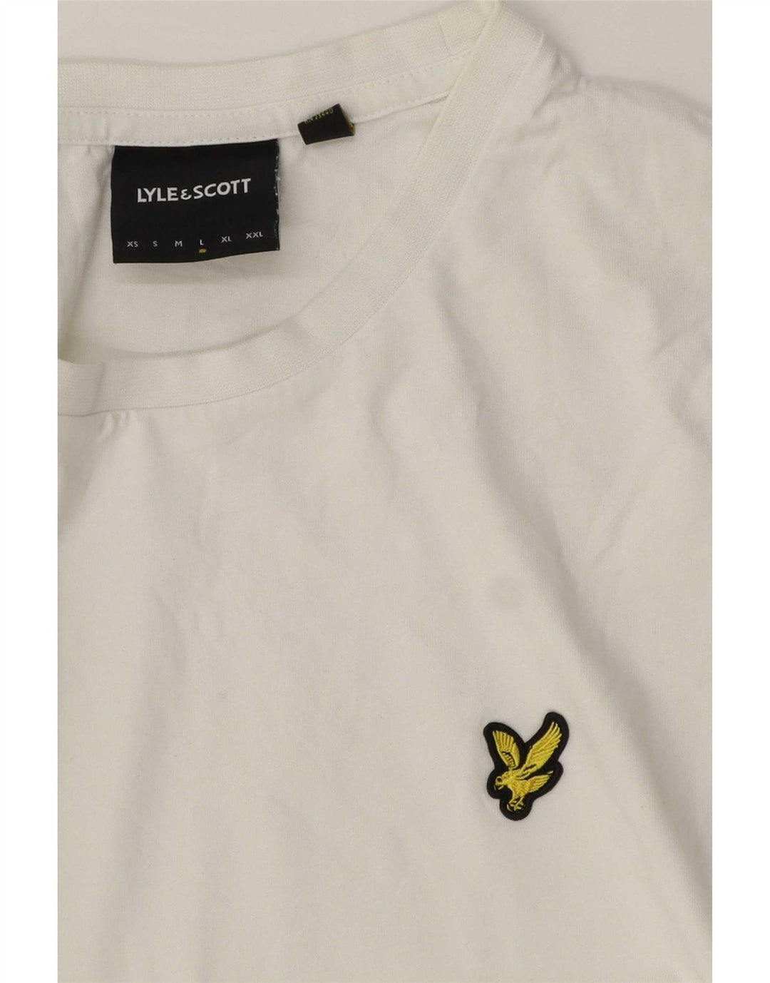 Lyle & Scott - Camiseta para hombre, talla grande, color blanco