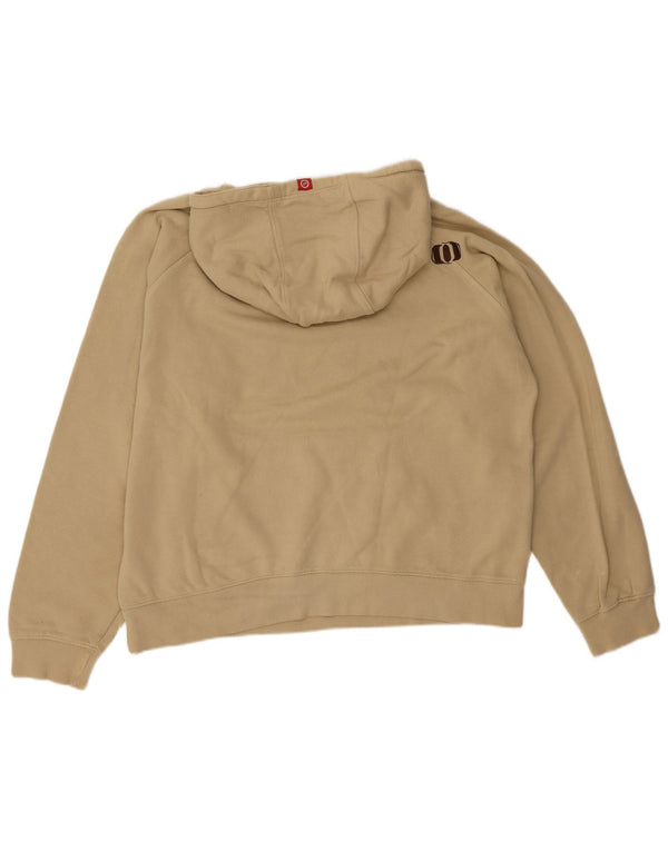 Animal Mujer Gráfico Sudadera con capucha extragrande UK 46 Grande Algodón beige