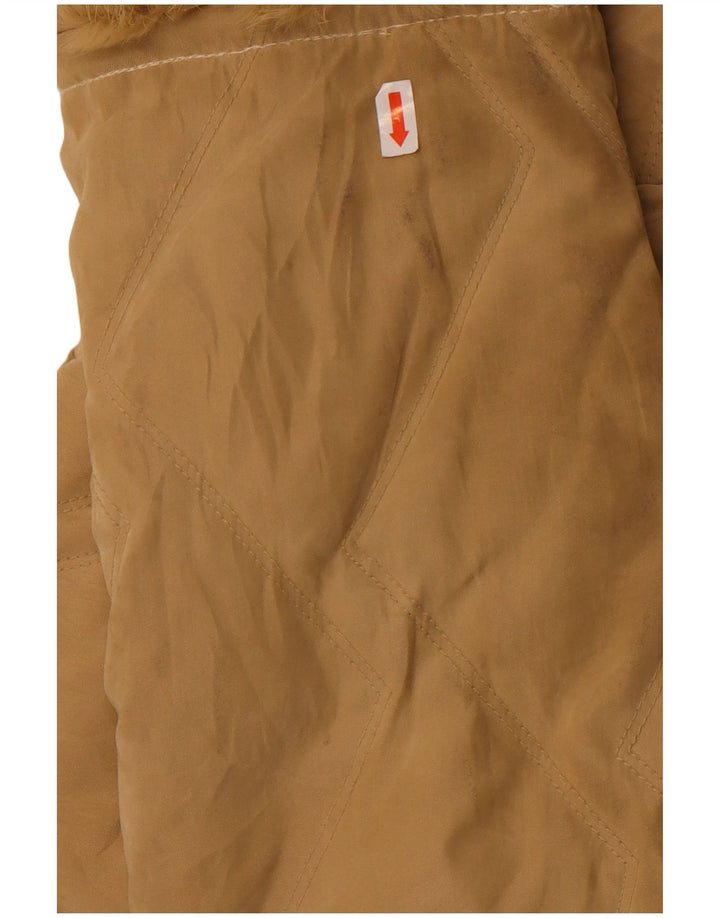 Chaqueta Acolchada Mujer Parisport Loose Fit IT 44 Poliamida Beige Medio