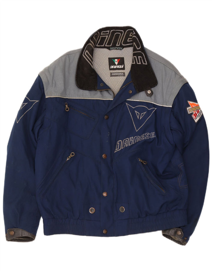 Chaqueta Dainese Graphic Racer para hombre Talla 54 Grande Azul marino Colorblock