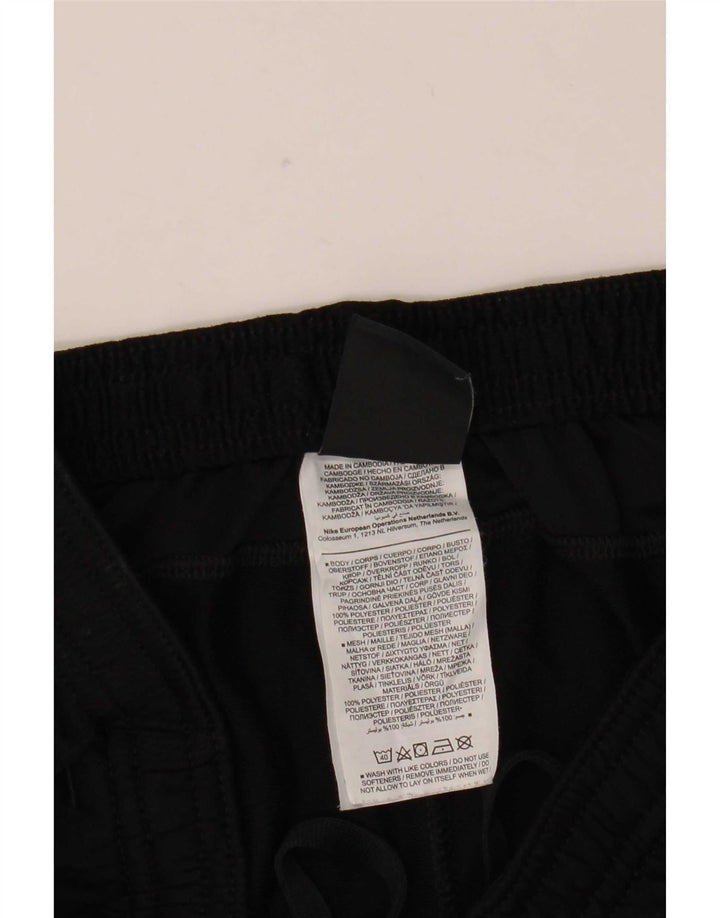 Pantalones De Chándal Nike Dri Fit Para Hombre Poliéster Color Block Negro Mediano