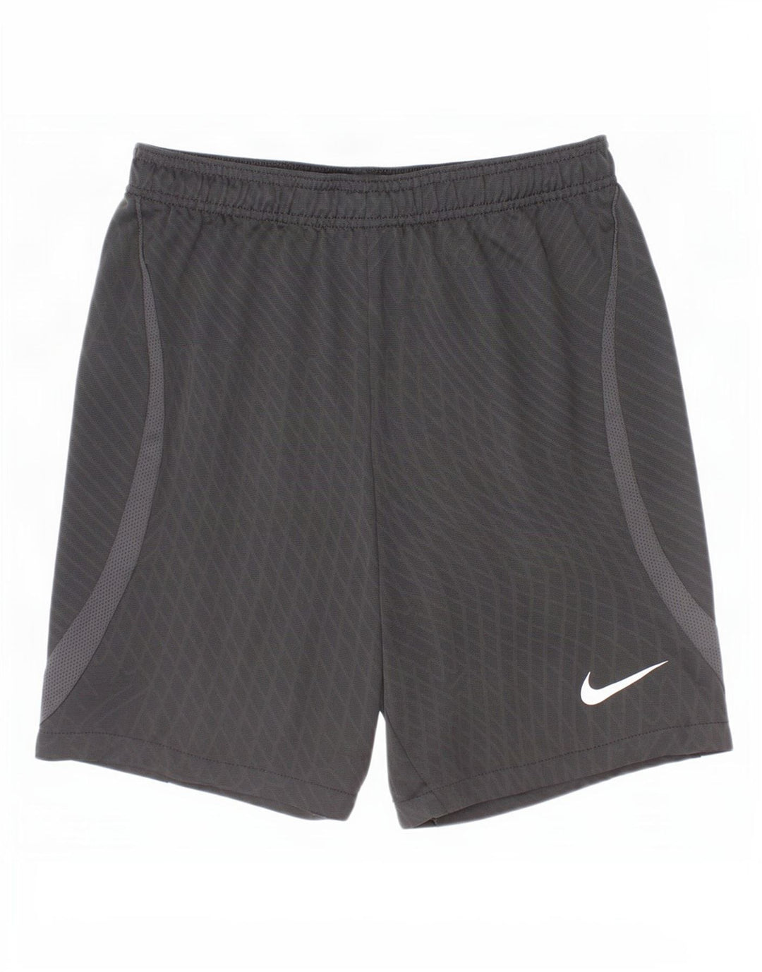 Nike - Pantalones cortos deportivos Dri Fit para niños de 12 a 13 años, tamaño grande, color negro, poliéster