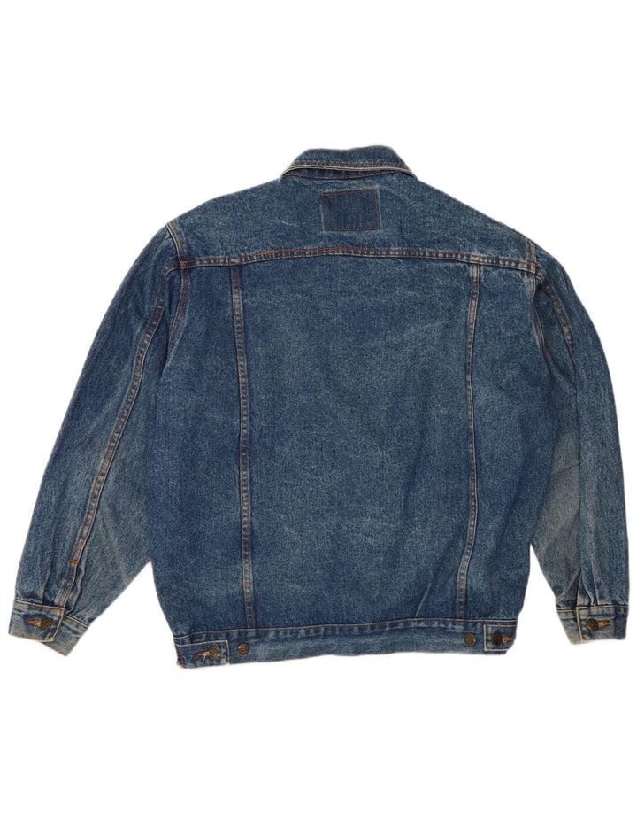 RANCHEROS Mens Denim Jacket EU 48 Medium Blue Cotton