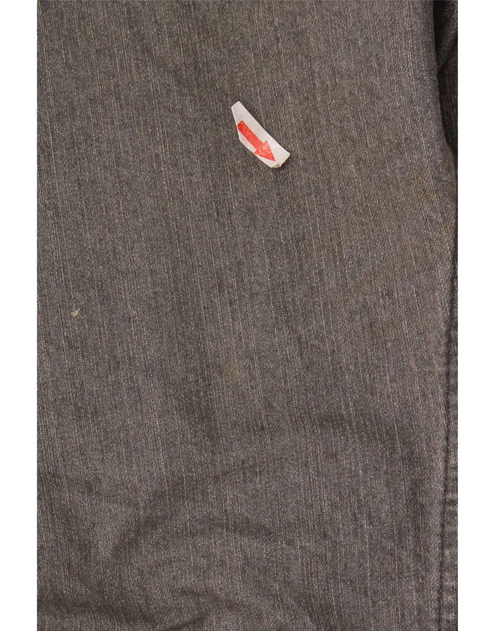 Marks & Spencer Vaqueros rectos regulares para mujer W36 L33 Algodón gris