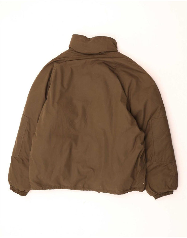 Chaqueta acolchada vintage para hombre Reino Unido 42 XL Marrón