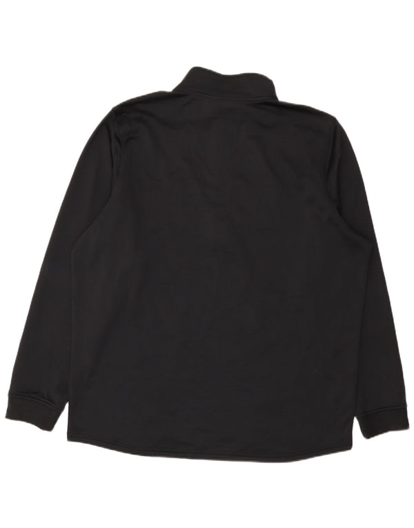 Under Armour Hombre Zip Neck Regular Fit Top Manga Larga XL Negro Deportes