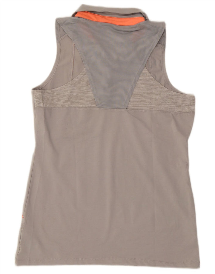 REEBOK Polo sin mangas para mujer UK 44 Grande Poliéster gris