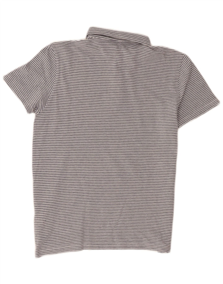 Polo Massimo Dutti Hombre Algodón Rayas Azul Medio