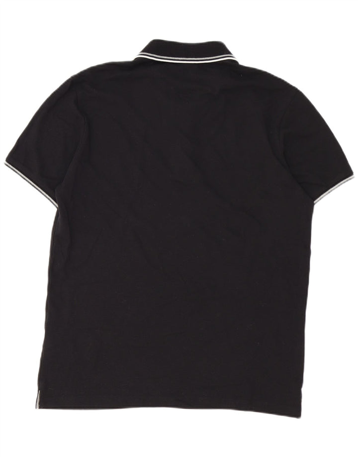CHAMPION Polo Hombre Pequeño Algodón Negro